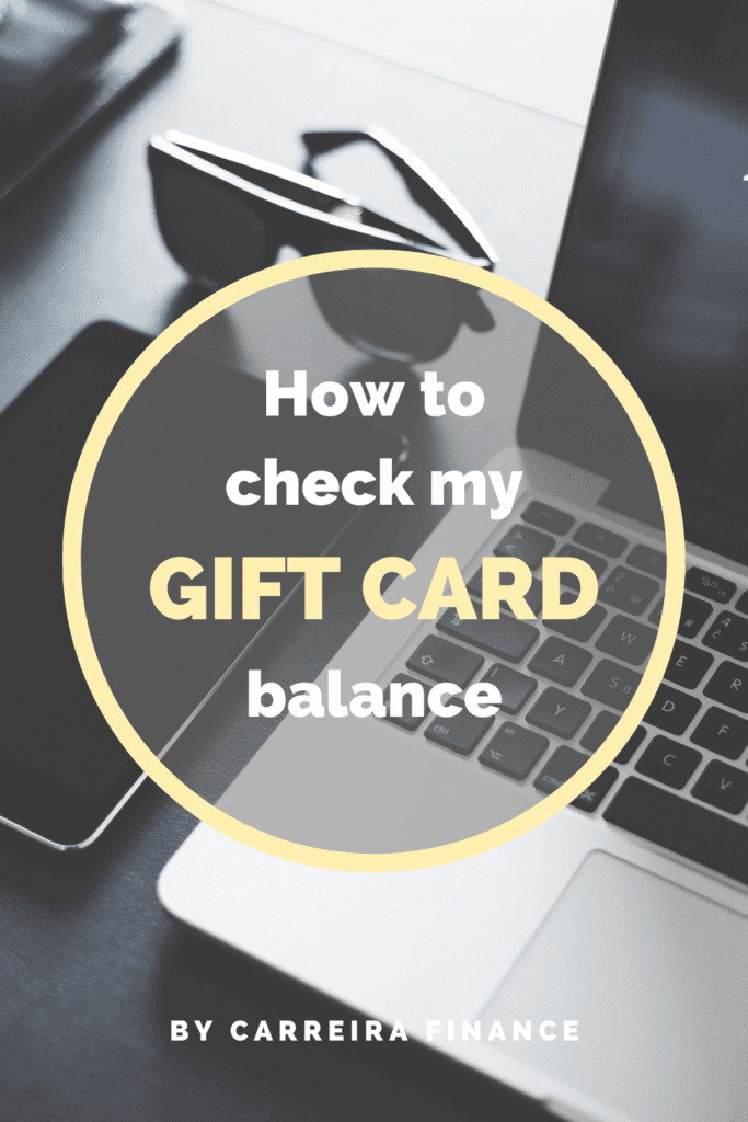 How do I check my gift card balance?